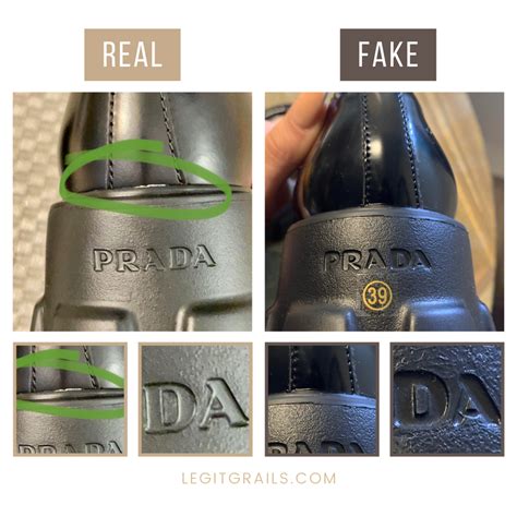 how to tell fake prada heels|prada shoes false soles.